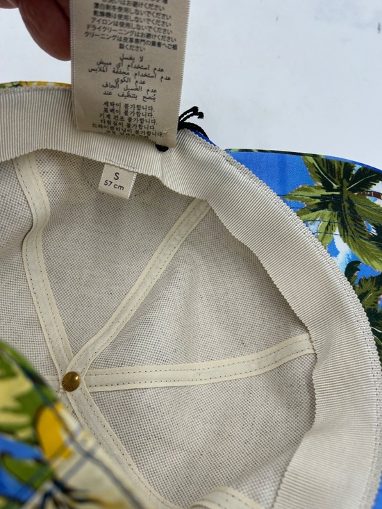 Unisex Gucci Palms and Floral (Hawaiian) Print Baseball Cap. Size small main image 12